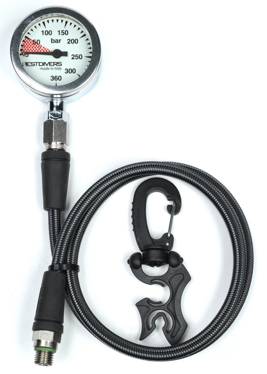 Gauges Best Divers | Pressure Gauge 400 Bar Mineral Lens