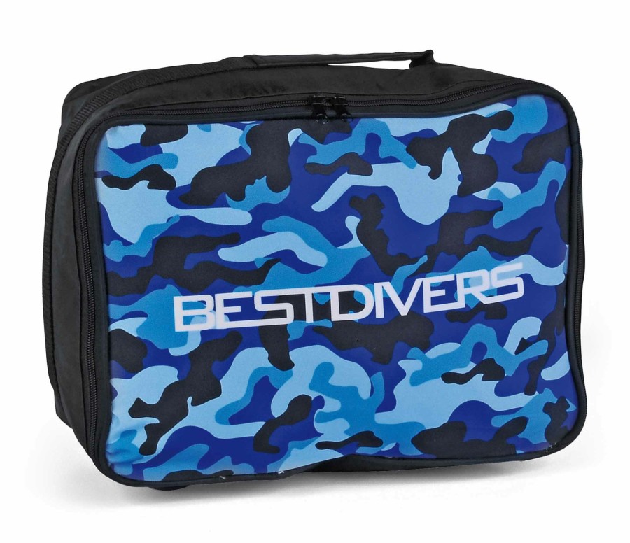 Bags And Cases Best Divers | Rectangular Regulator Bag Mimetic Blue