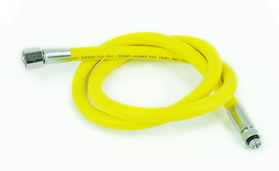 Hoses And Accessories Best Divers | Yellow Standard Regulator Hoses 3/8