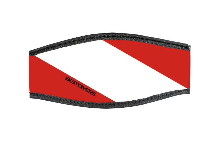 Straps And Collar Best Divers | Neoprene Mask Strap Flag