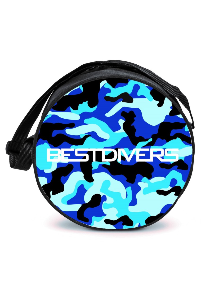 Bags And Cases Best Divers | Round Regulator Bag Mimetic Blue